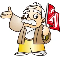 はんこ屋さん21のマスコットキャラクター 黄門様