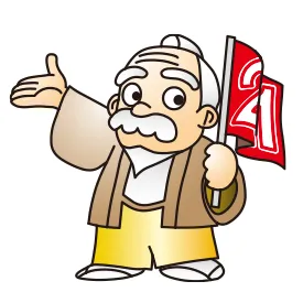 はんこ屋さん21のマスコットキャラクター 黄門様