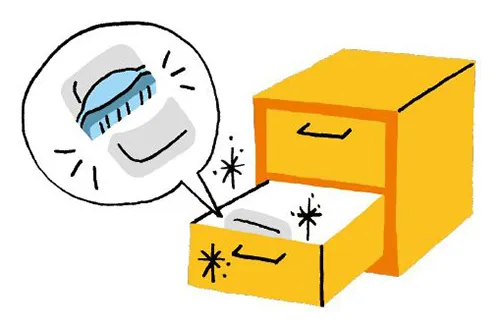 保管に便利なキャップ付き