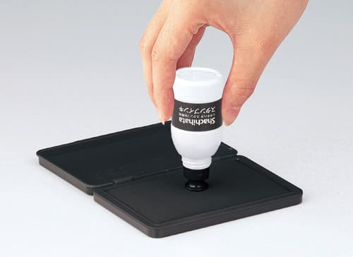 シャチハタ スタンプ台 インキ補充手順